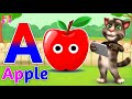 Phonics Song 2 with TWO Words in 3D - A For Apple🍎🍏- ABC Alphabet Songs with Sounds for Children's