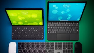 iPad Pro Magic Keyboard vs Smart Folio Keyboard!  Why Pay TWICE As Much?! screenshot 5