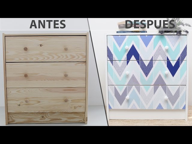 DIY: Decorar un mueble IKEA un - YouTube