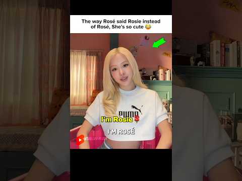 The way she changed her name Rosé to Rosie 😩🤌🏻 #rose #<strong>로제</strong> #blackpink #블랙핑크