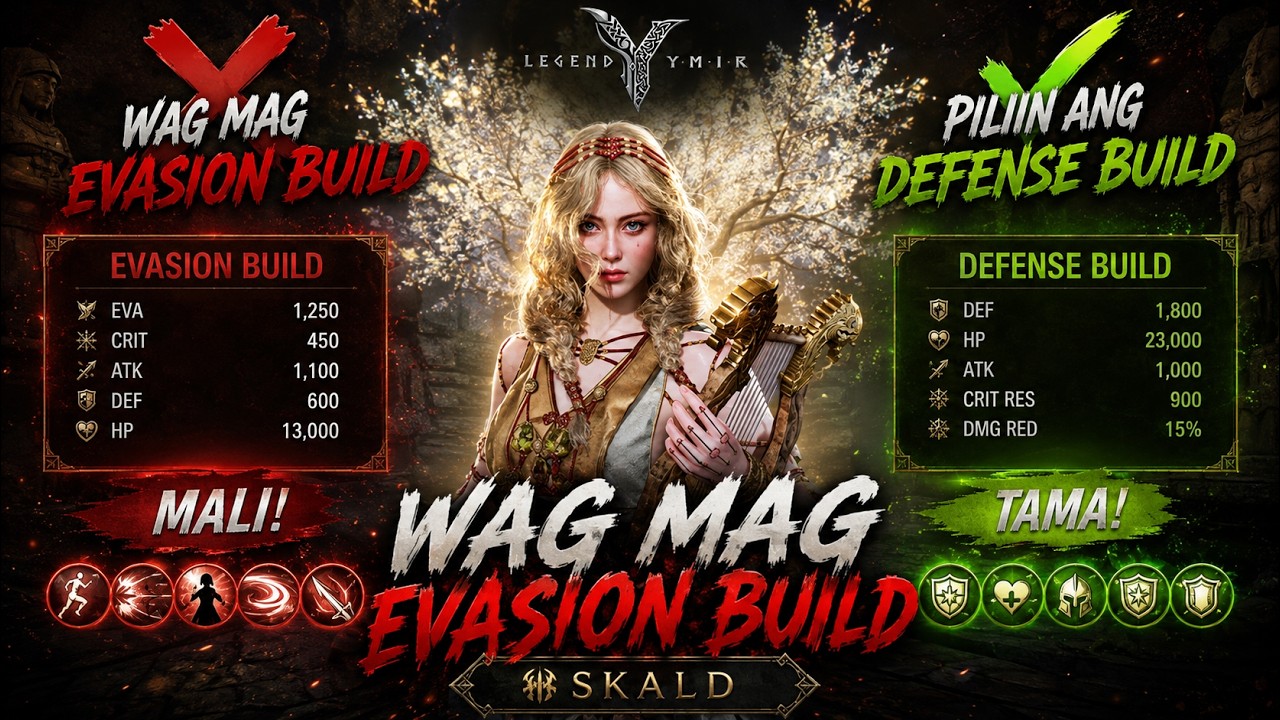 🔴best build for skald🔴legend of ymir