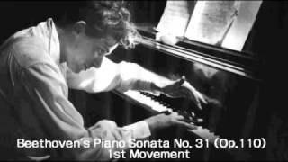 Glenn Gould - Beethoven's Piano Sonata No.31 (OP.110)  1st Movement Live 1958