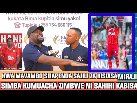 MIRAJI TUMEMUACHA ZIMBWE MUDA SAHIHI YANGA WANATUPIGA SAJILI ZA KISIASA TUUMIE MAVAMBO SIJAPENDA