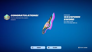 How To Get Waveform Sword Pickaxe For FREE! (Fortnite) 