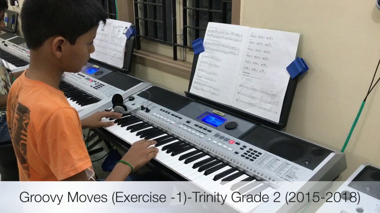 Trinity Grade 2,Groovy Moves (Exercise1) Keyboard (20152018) YouTube