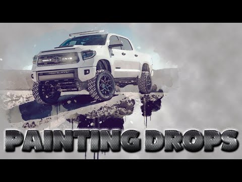 Painting Drops Effect in Adobe Photoshop CC  ( Tutorial )