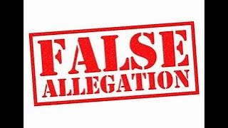 False rape allegations