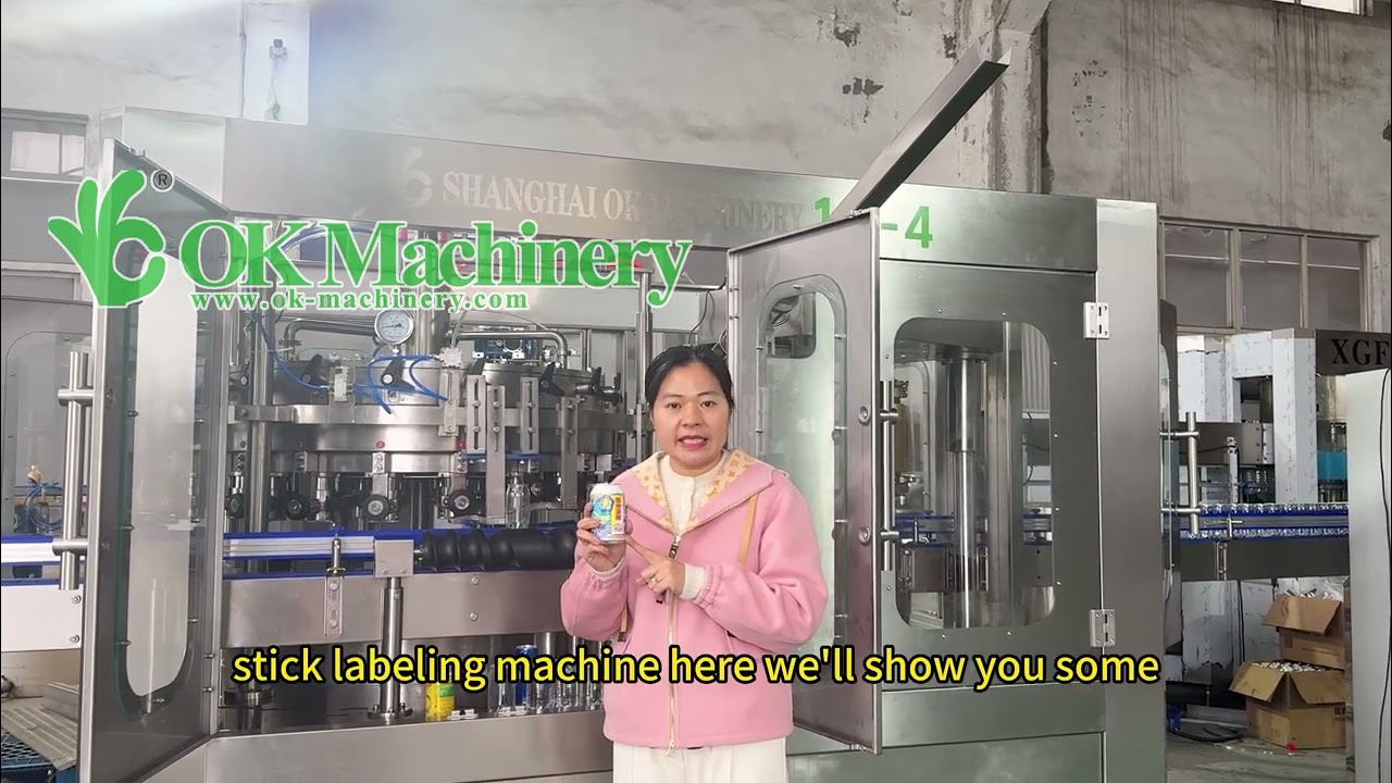 Automatic can filling sealing machine beer