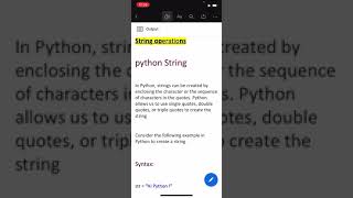 python module 1| type conversion | string operations