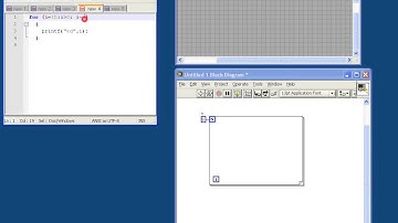 Labview tutorial for C programmers #4 - For and while loops