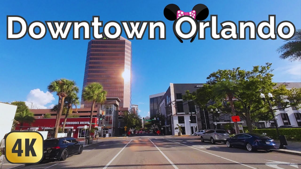 Driving Orlando Downtown in 4K Florida Driving Tour YouTube