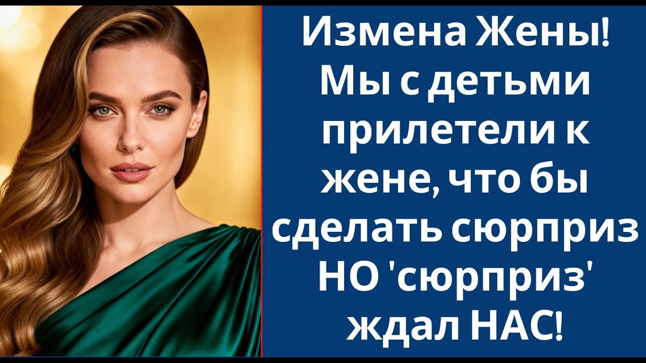 Измена Жены! Мы с детьми прилетели к жене, что бы сделать сюрприз НО 'сюрприз' ждал НАС!