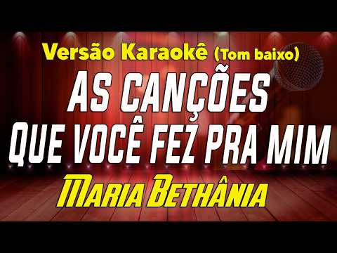 Maria Bethânia - As canções que você fez pra mim (Tom baixo)-র ভিডিওর থাম্বনেইল