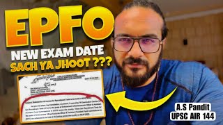 UPSC EPfO 2023 Exam DATE✨ इतनी जल्दी kya thi | 60 Days Plan