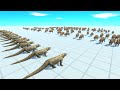 Komodo Dragon vs Wild Boar | Animal Revolt Battle Simulator 🦎 Epic Wildlife Battle Part 3