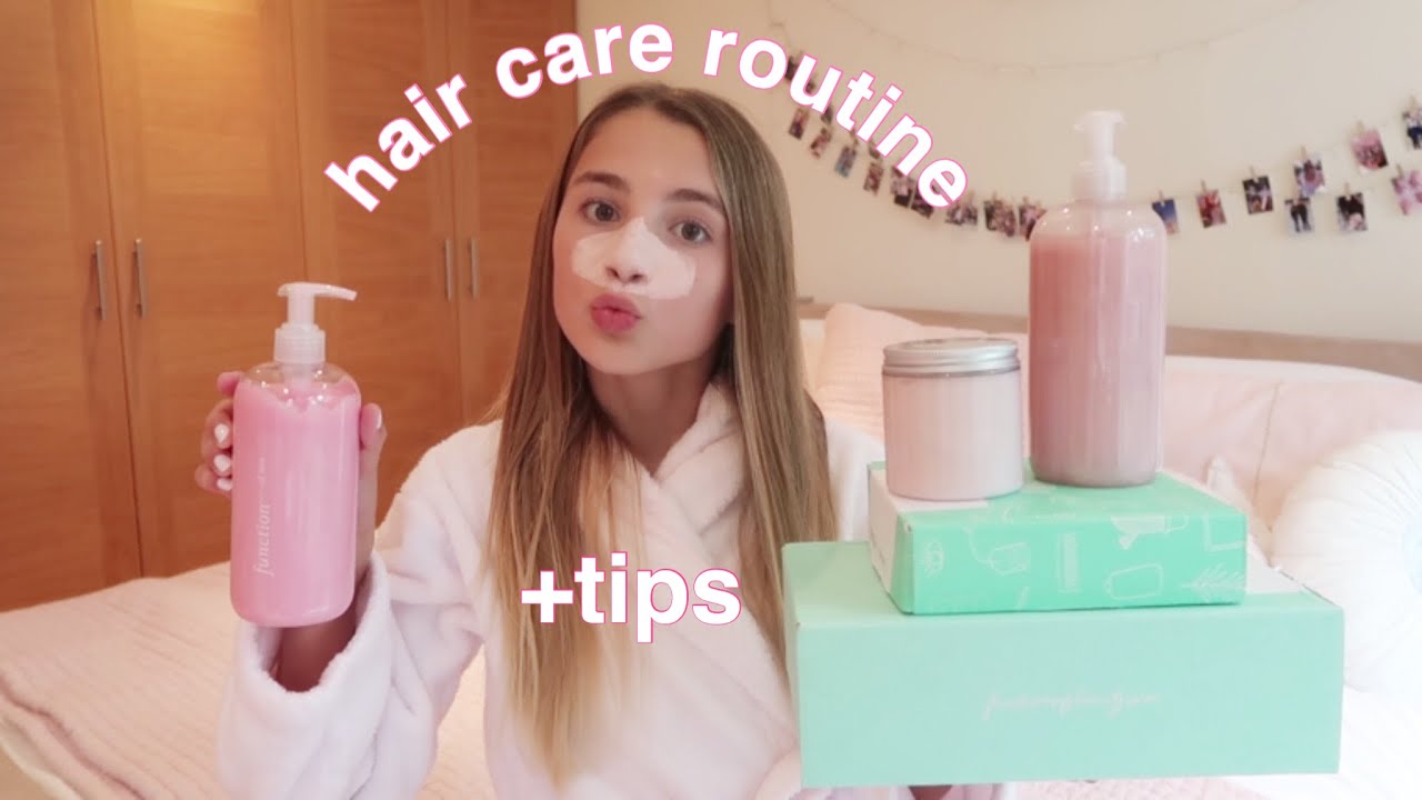 my hair care routine + tips 2020 - YouTube