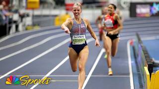 Keely Hodgkinson DOMINATES field for 800m World Indoor Championships gold | NBC Sports