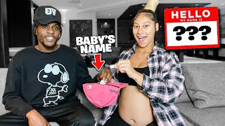 PICKING OUR BABY'S NAME OUT OF A HAT!!