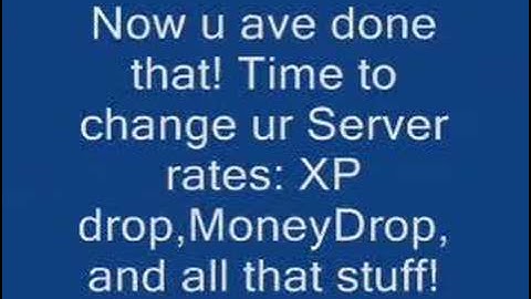 Guide: Change WoWserver name and rates.