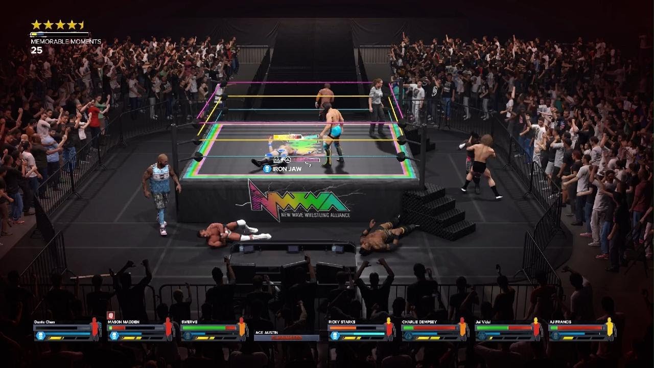 Gauntlet Extravaganza | New Arena: NWWA | WWE 2K24