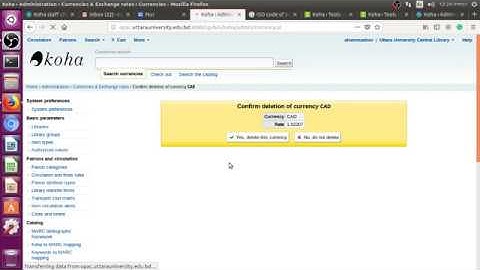 Koha:How to Setup Currency in Koha