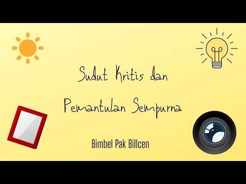 Sudut Kritis dan Pemantulan Sempurna