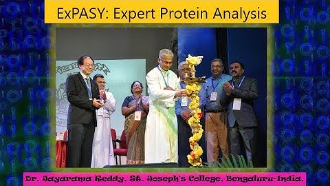 ExPASY by Dr  Jayarama Reddy
