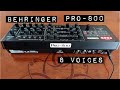 Behringer Pro 800 8 Voice Analog Poly
