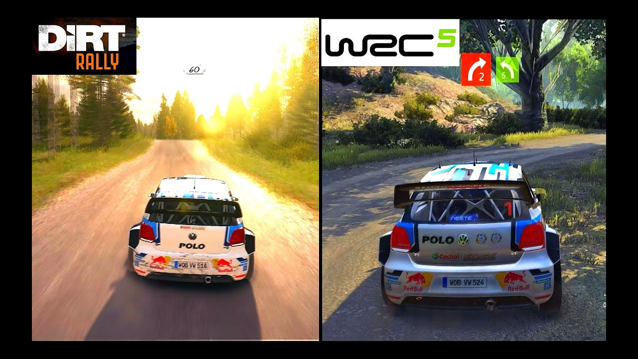 DIRT Rally vs WRC 5 YouTube