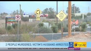 2 dead in crash, shooting in Mesa