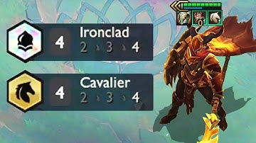 *NEW* 3 STAR PANTHEON ⭐⭐⭐ 4 Cavalier / 4 Ironclad (TFT Set 5: Reckoning)