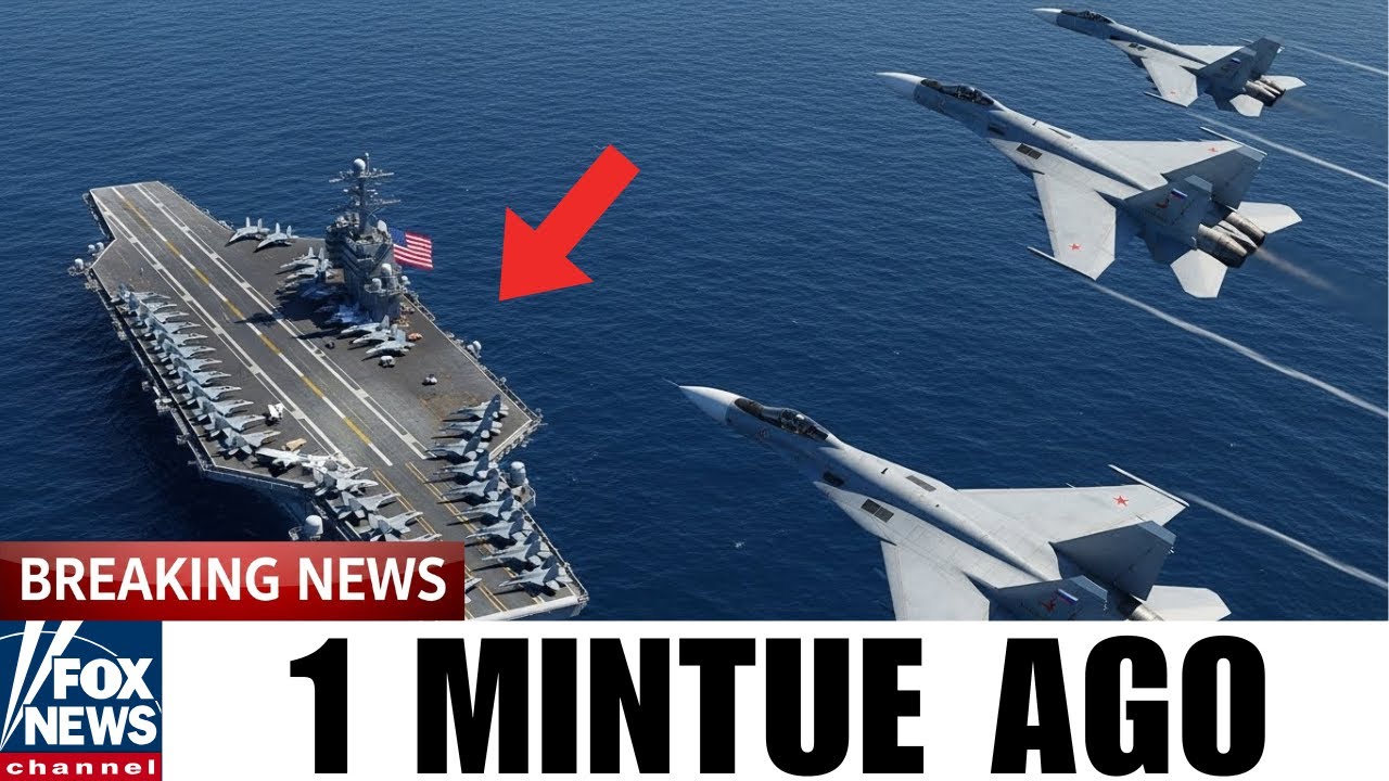 Russian Fighter Jets DIVE Toward a U.S. Aircraft Carrier — Then THIS Happened...