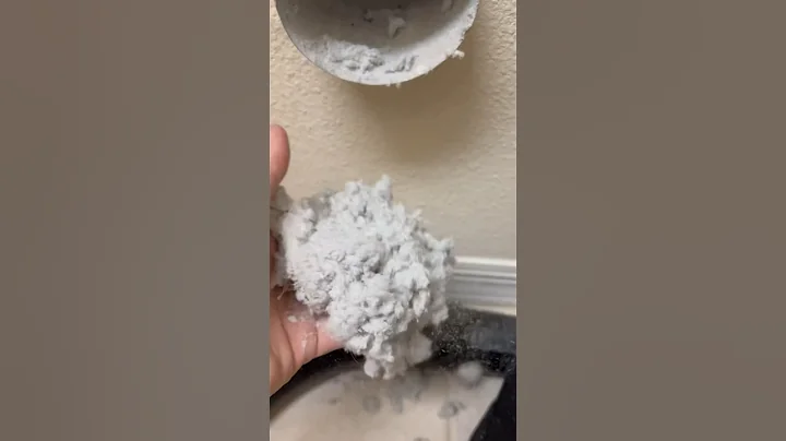 25 Years of Lint! (Satisfying) #dryerventcleaning #laundry #cleaning #firehazard #oddlysatisfying