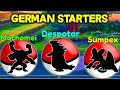 Choose Your Starter Only Knowing Its German Name