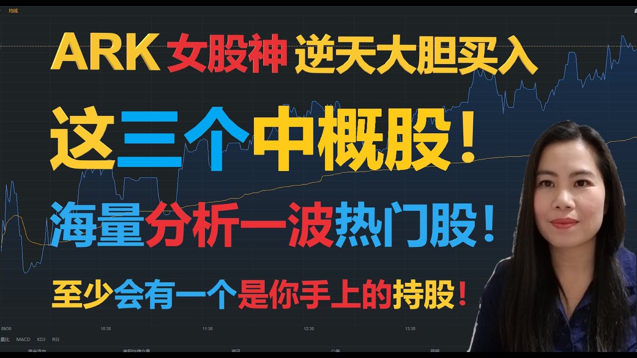 今天ARK女股神逆天大胆买入这三个中概股！海量分析一波热门股票，可能至少有一个你是手上的持股！【贝奇说股】20201228