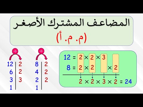 كيفية إيجاد المضاعف المشترك الأصغر