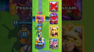 Evo P.E.K.K.A vs All Musketeers ⚔️ Who Stops the Beast? #ClashRoyale #Shorts