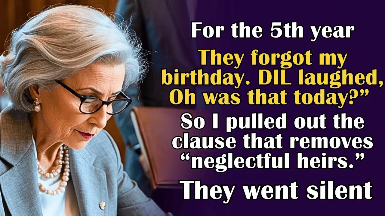 They Forgot My Birthday for the Fifth Year — I Remembered the Clause in ...