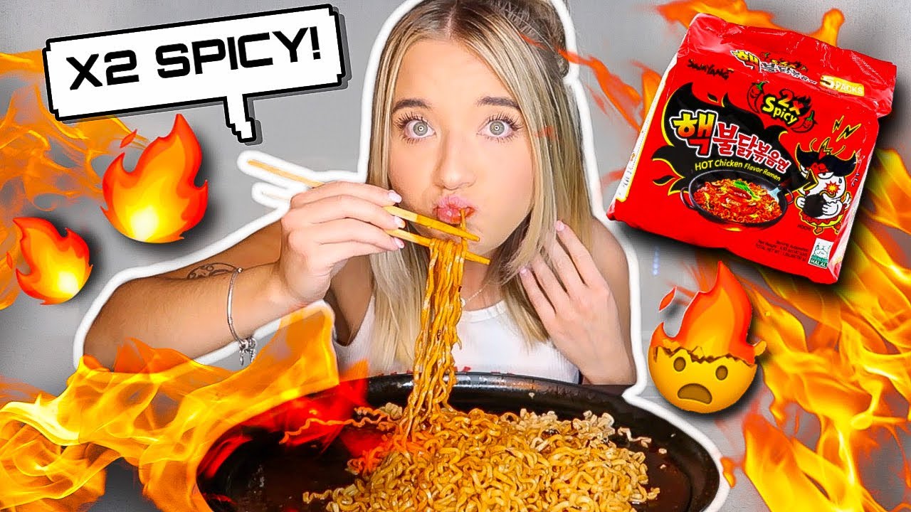 SPICY NOODLE CHALLENGE *2x spicy double hot sauce*