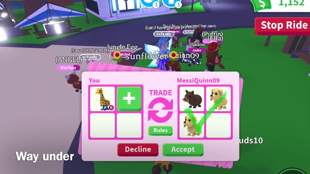 Roblox Adopt Me Fly Ride Giraffe