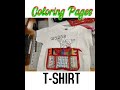 Double J Graphix by STEF presents.... Coloring Book Page Tshirts #ColoringPageTshirt