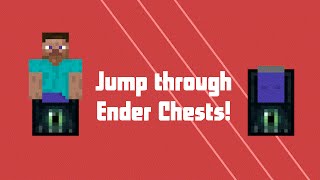 [1.8] Minecraft | Move YOURSELF Through Ender Chests!