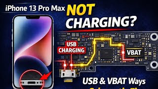 iPhone 13 Pro Max Charging USB &amp; VBAT Ways | Schematic Diagram &amp; Circuit Solution