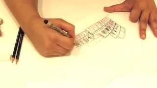 The Colosseum Sketch - History of Architecture student- Effat University
