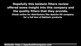 Baldwin Filters Review | Quality Products from a Leading Manufacturer
