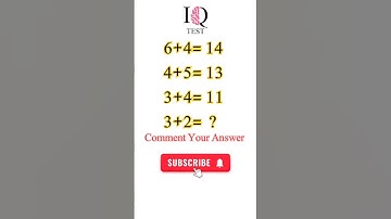Math Quiz Solve || IQ Test #math #quiz #official #viral #shorts #shortfeed #trending