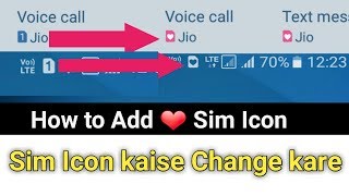 How To Add Sim Icon How To Change Sim Card Icon Sim Icon Kaise Change Kare
