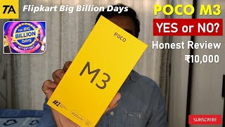 Poco M3 Honest Review 2021 at ₹10,000 | Display, Battery, Performance, Camera | Flipkart Sale