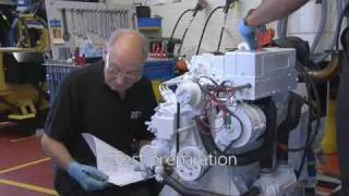 Caterpillar Marine Engine Manufacturing in Wimborne, Dorset, UK.