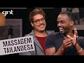 Raphael Logam e a massagem inusitada na França | Que História É Essa, Porchat?